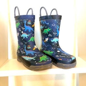 Sale‼️ Dinosaurs in Space Toddler Rain Boots